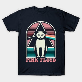 Pink Floyd Cat // 80s Music Fan Art T-Shirt